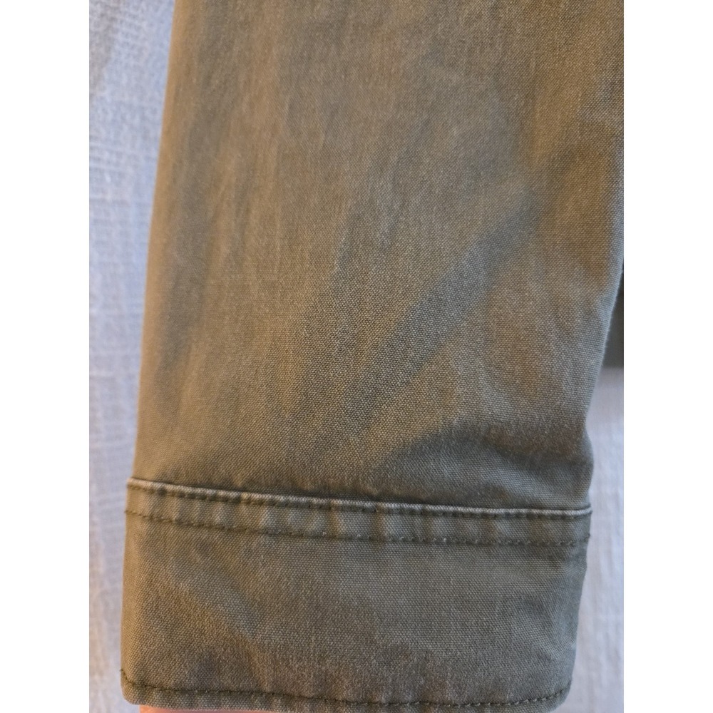 Patagonia Women's Olive Green Jacket Full Zip/Snap Front Size Small Maple Grove - Picture 5 of 10